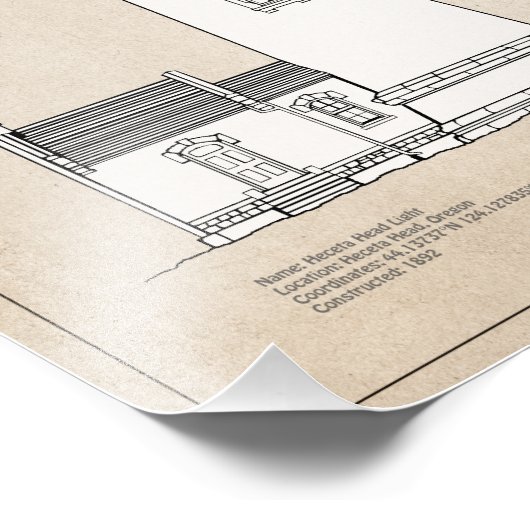 Impression Photo Phare de Heceta Head - Oregon - SBD (Coin)