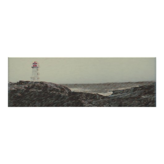 Impression Photo Phare de Peggy's Cove (Devant)