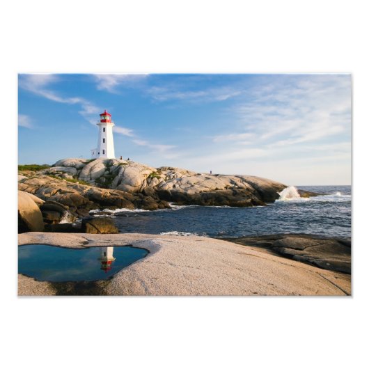Impression Photo Phare de Peggys Point Canada atlantique (Devant)