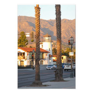 Impression Photo Phare de père Noël Barbara, Californie