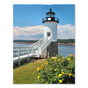 Impression Photo Phare de Robinson Point, Isle Au Haut, Maine