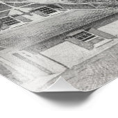 Impression Photo Phare d'Eagle Bluff - Comté de Porte - Dessin au c (Coin)