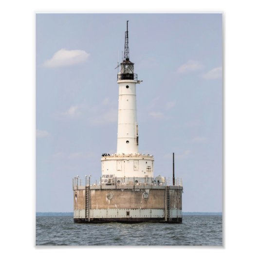 Impression Photo Phare d'entrée du port de Green Bay (Devant)