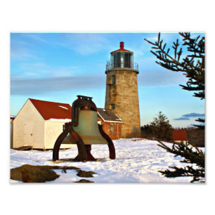 Impression Photo Phare d'île de Monhegan, Maine