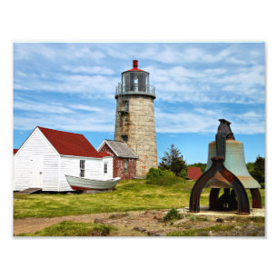 Impression Photo Phare d'île de Monhegan, Maine