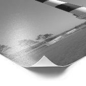 Impression Photo Phare noir et blanc (Coin)