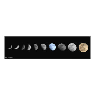 Impression Photo Phases de lune