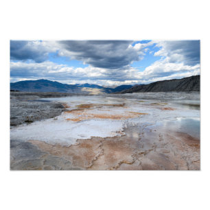 Impression Photo Phénomène de pierre de Yellowstone