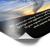 Impression Photo Philippiens 4:6,7 Soyez anxieux pour rien (Coin)