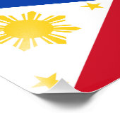 Impression Photo Philippines - Drapeau philippin (Coin)
