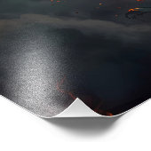 Impression Photo Phoenix Bird Rising avec flammes (Coin)