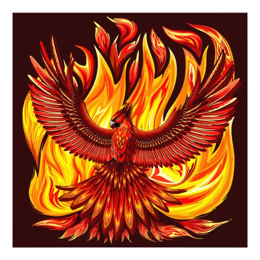 Impression Photo Phoenix mythologique immortelle Créature (Devant)