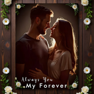 Impression Photo ✅Photo de couple personnalisé Cadeau de fiançail