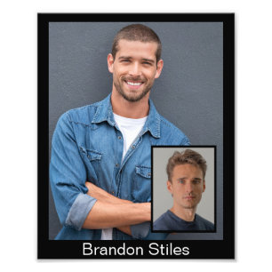 Impression Photo Photos d'acteur 8x10 pour les appels de casting