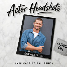 Photos de profil pour appels de casting - Tirages