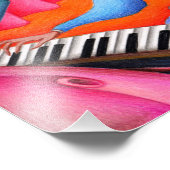 Impression Photo Pianiste de jazz (Coin)