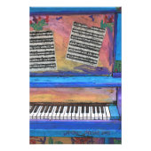 Impression Photo Piano coloré (Devant)