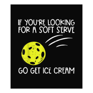 Impression Photo Pickleball Soft Sert Obtenir Crème Glace Pickle Ba