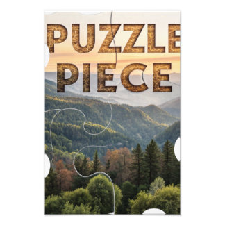 Impression Photo Pièce de puzzle" Nature - Forêt et montagne