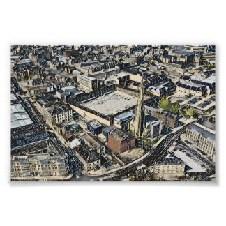 Impression Photo Piece Hall & Square Church Spire, Halifax Art