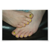 Impression Photo Pieds orange (Devant)