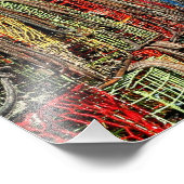 Impression Photo Pièges à crabes empilés et prêts (Coin)