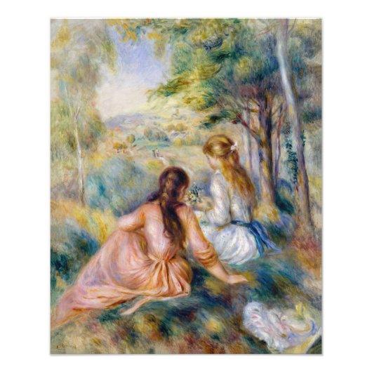 Impression Photo Pierre-Auguste Renoir - Dans le pré (Devant)