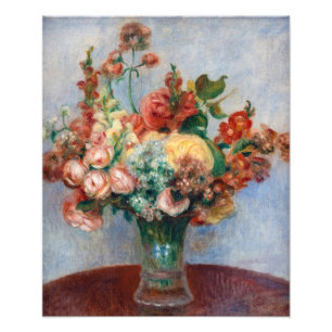 Impression Photo Pierre-Auguste Renoir - Fleurs dans un Vase