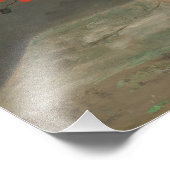 Impression Photo Pierre-Auguste Renoir - Fleurs dans un Vase 1866 (Coin)