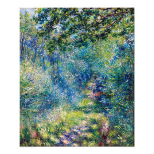 Impression Photo Pierre-Auguste Renoir - Sentier dans la forêt