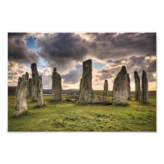 Impression Photo Pierres dressées Callanish