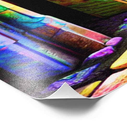 Impression Photo Pierres psychédéliques (Coin)