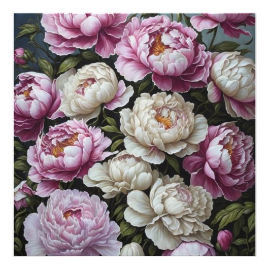 Impression Photo Pies roses (Devant)