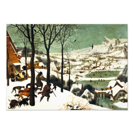 Impression Photo Pieter Bruegel Hunters dans la neige (Devant)