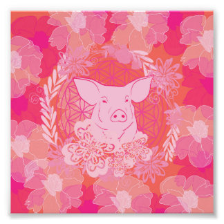 Impression Photo PiG Fleur de vie