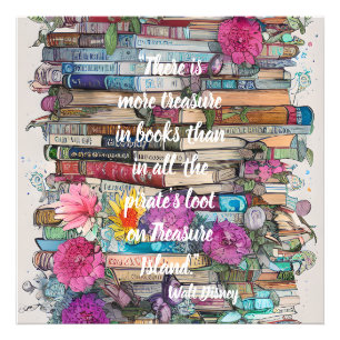 Impression Photo Pile de livres