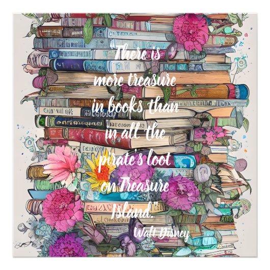 Impression Photo Pile de livres (Devant)