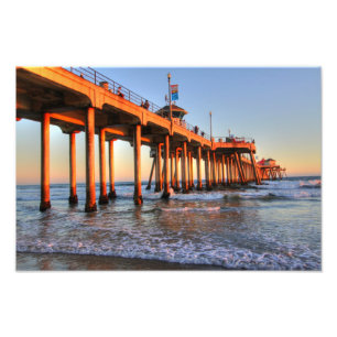 Impression Photo Pilier de Huntington Beach