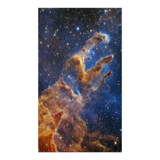 Impression Photo Piliers de création Aigle Nebula Webb Telescope (Devant)
