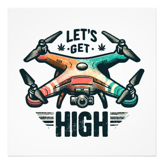 Impression Photo Pilote de drone (Devant)