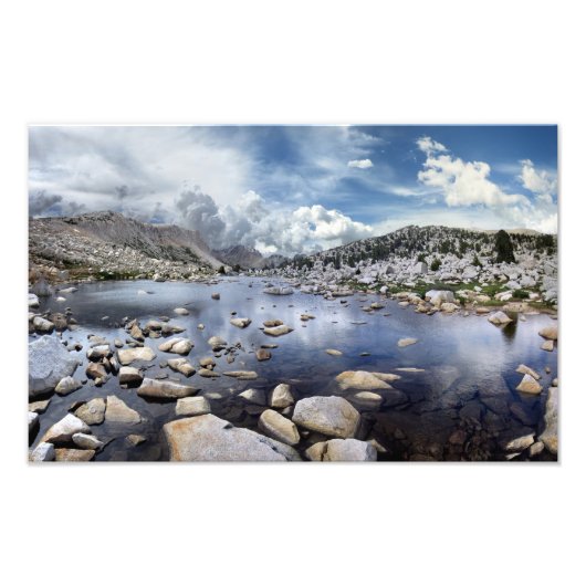 Impression Photo Pine Creek Pass - Sierra Nevada (Devant)