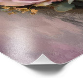 Impression Photo Pink Rose Heart Floral Painterly Botanica (Coin)