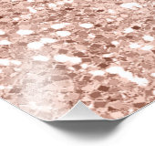 Impression Photo Pink Sparkle Sweet 16 Anniversaire Bienvenue Signe (Coin)