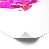 Impression Photo Pink violet Dendrobium Orchidée Fleur tropicale (Coin)