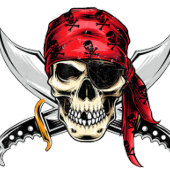 IMPRESSION PHOTO PIRATE PARTY SKULLS