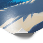 Impression Photo Piscine moderne du milieu du siècle (Coin)