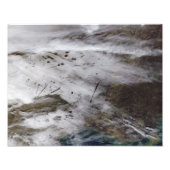 Impression Photo Pistes de dissipation de l'aéronef (Devant)