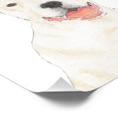 Impression Photo Pitbull blanc personnalisées (Coin)