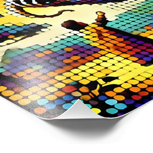 Impression Photo pixelated image of a dragon trainer (Coin)