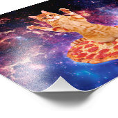 Impression Photo Pizza space cat (Coin)